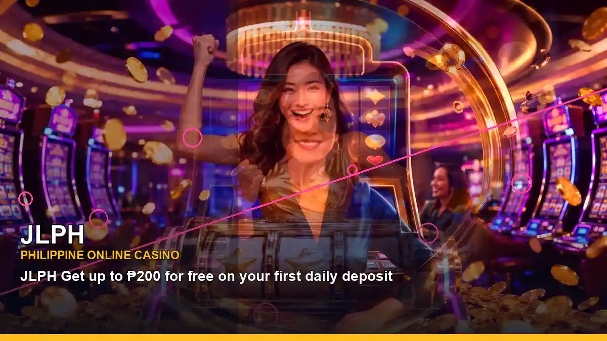 JLPH neon jackpot slots in a close-up mobile casino view